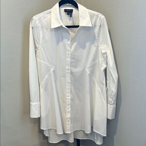 Donna Karan White Dress Shirt Classic Style
